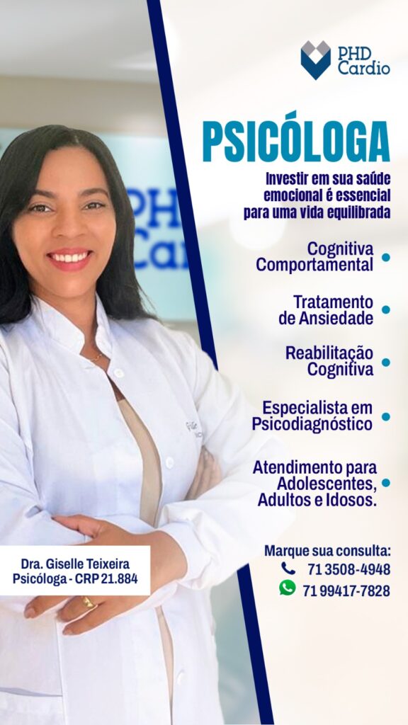 dra giselle teixeira psicóloga psicologia phd cardio lauro de freitas