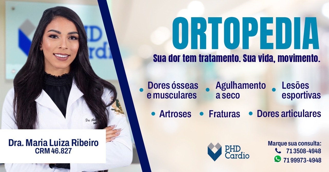 Dra. Maria Luiza Ribeiro ortopedista ortopedia lauro de freitas phd cardio